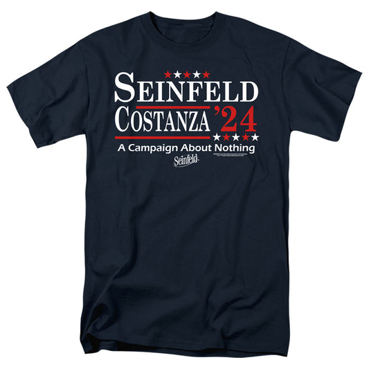 Classic Seinfeld Election Tee Unised Adult T Shirt Navy
