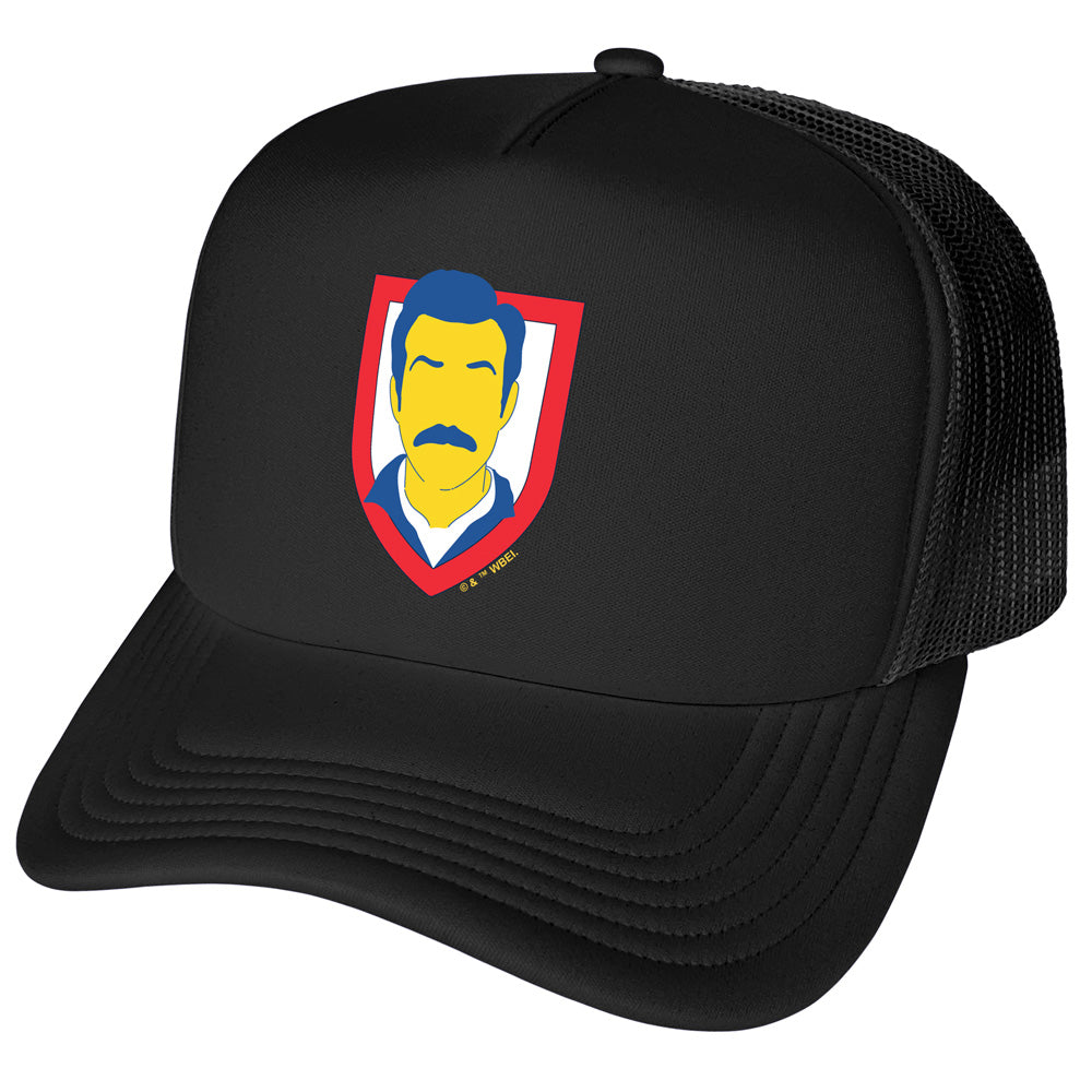 Mustache Crest Trucker Hat