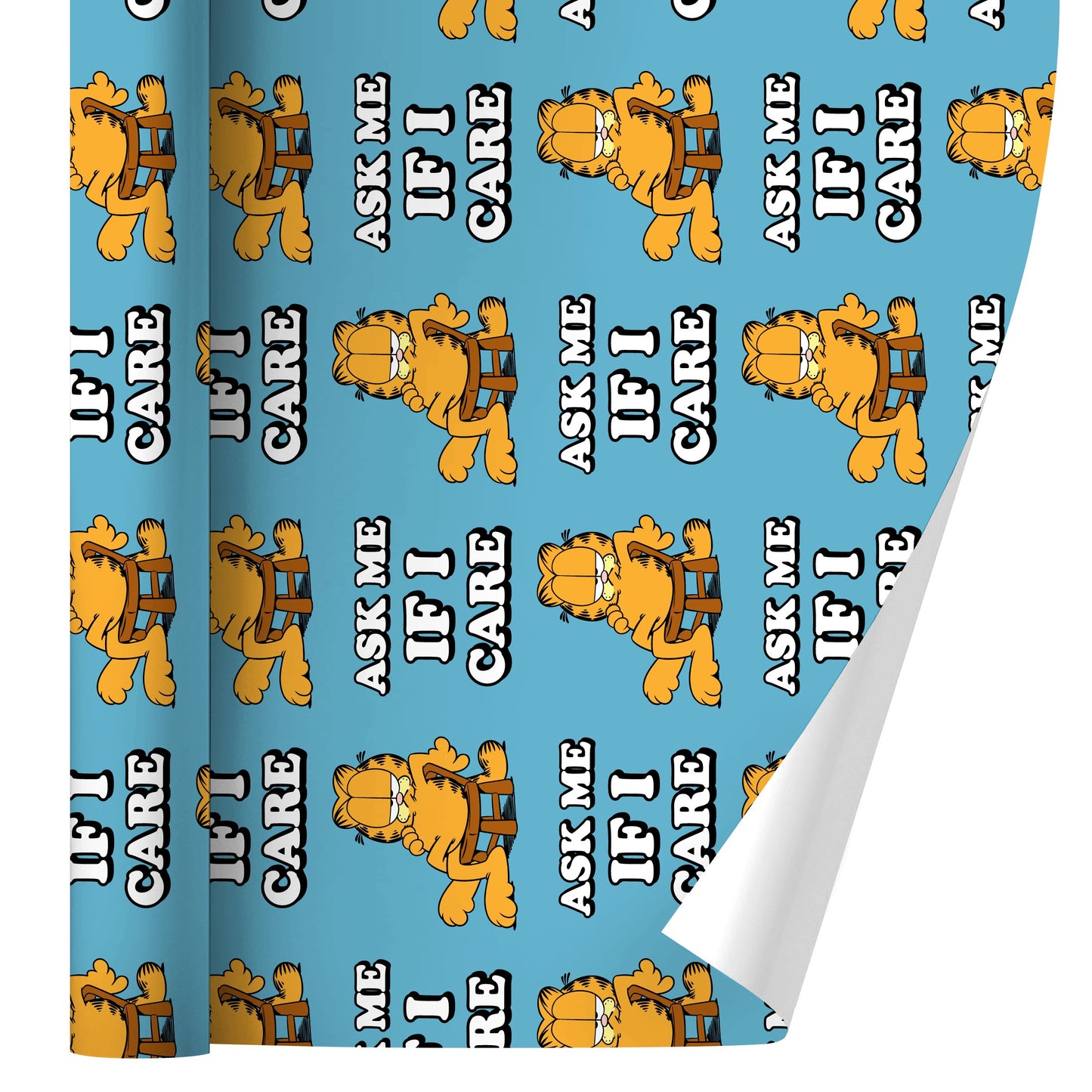 Garfield Ask Me If I Care Gift Wrap Wrapping Paper Rolls 30" x 72"