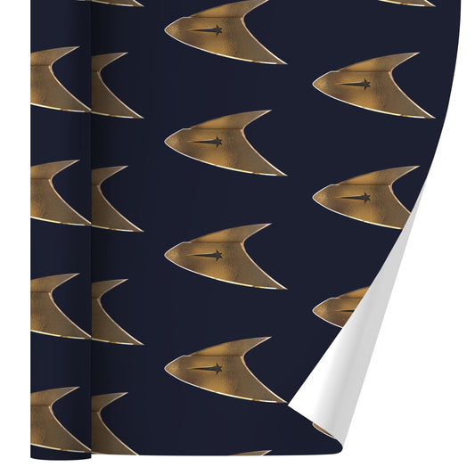 Star Trek Discovery Delta Shield Gift Wrap Wrapping Paper Rolls 30" x 72"