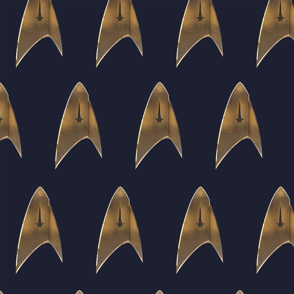 Star Trek Discovery Delta Shield Gift Wrap Wrapping Paper Rolls 30" x 72"