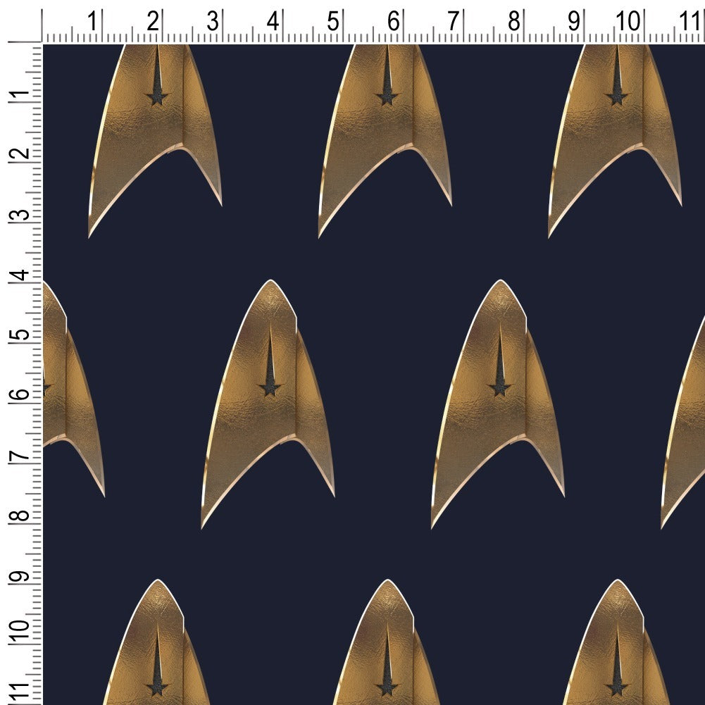 Star Trek Discovery Delta Shield Gift Wrap Wrapping Paper Rolls 30" x 72"