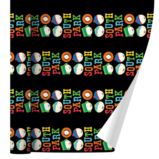 South Park Characters Logo Premium Roll Gift Wrap Wrapping Paper