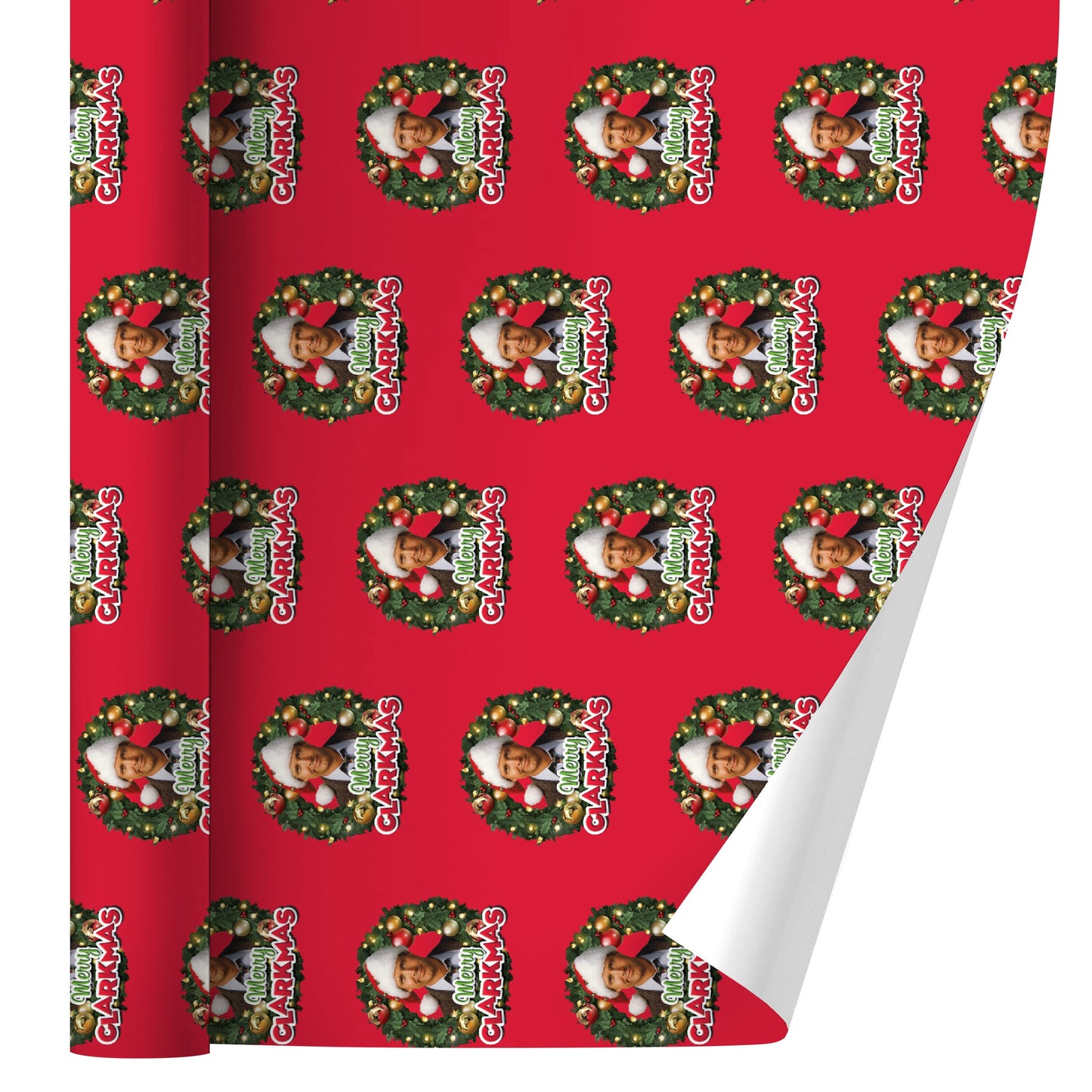 Christmas Vacation Holiday Gift Wrap + Stickers Bundle