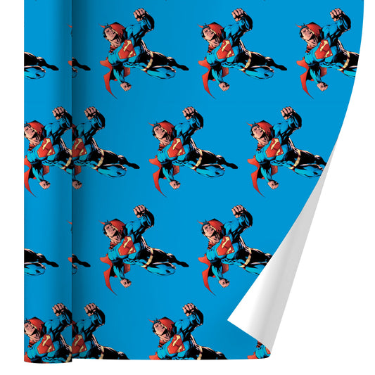 Superman Character Gift Wrap Wrapping Paper Rolls 30" x 72"