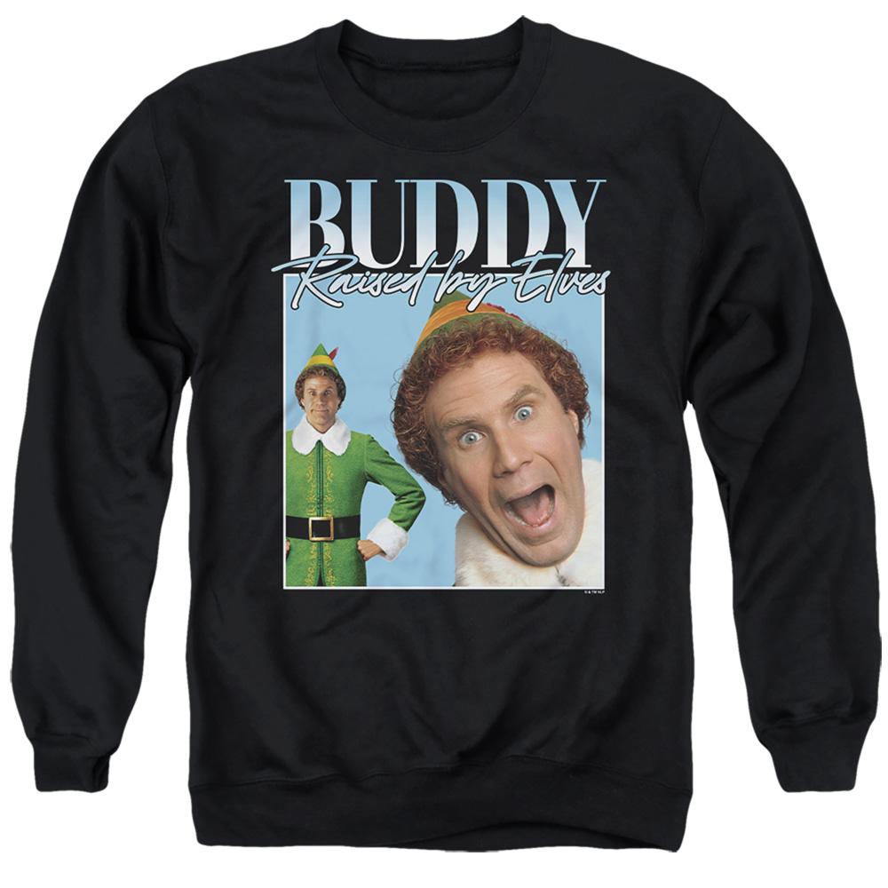 Elf Buddy Christmas Homage Unisex Adult Sweatshirt Black